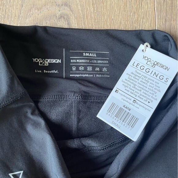 Yoga Design Lab Katie Women's Leggings Pants Black (Size Small) - Picture 11 of 16